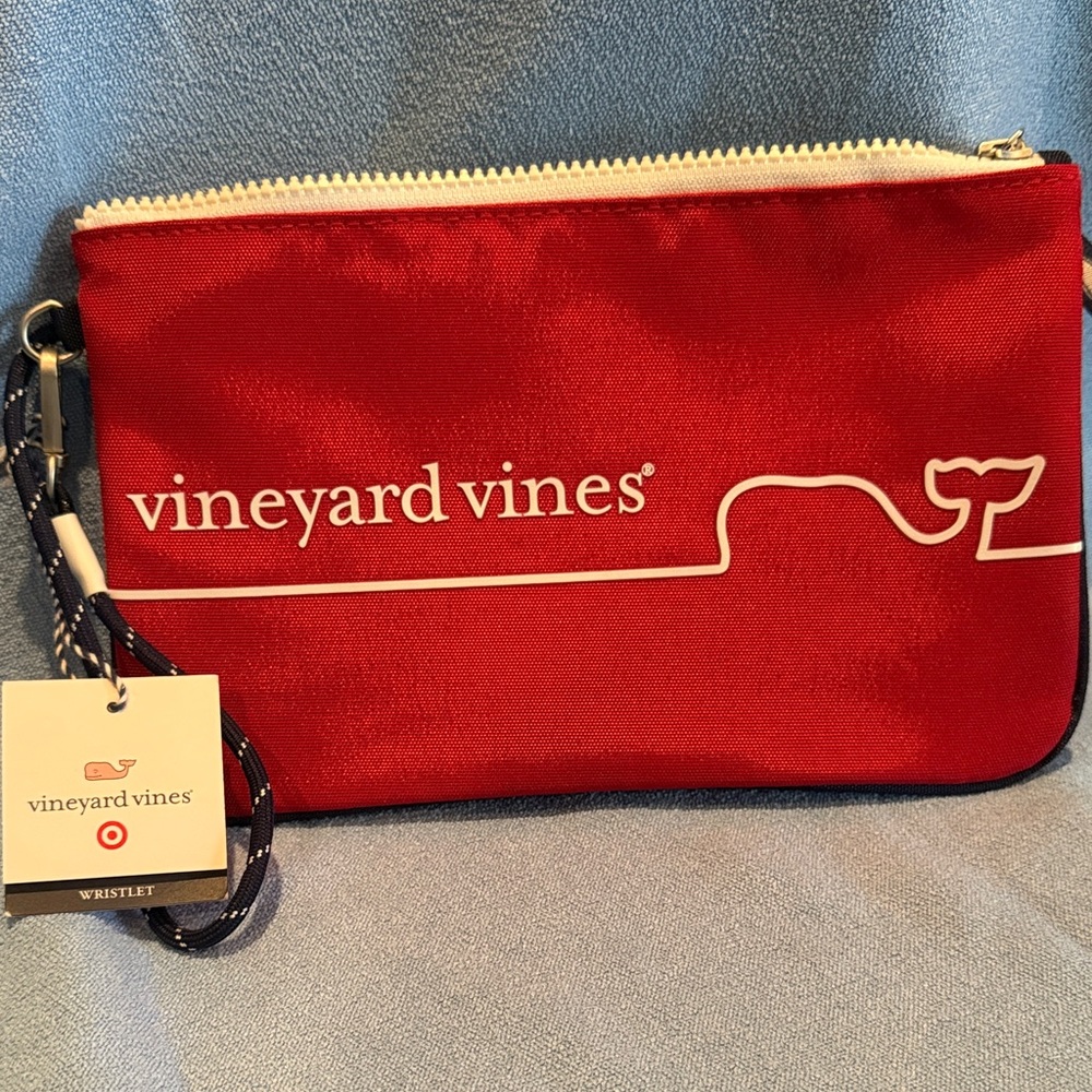 Vineyard Vines Red Wristlet